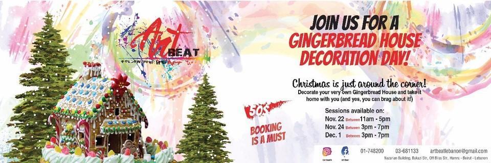 Event cover gingerbread flyer