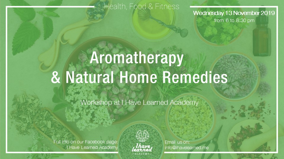 Aromatherapy & Natural Home Remedies at I Have Learned